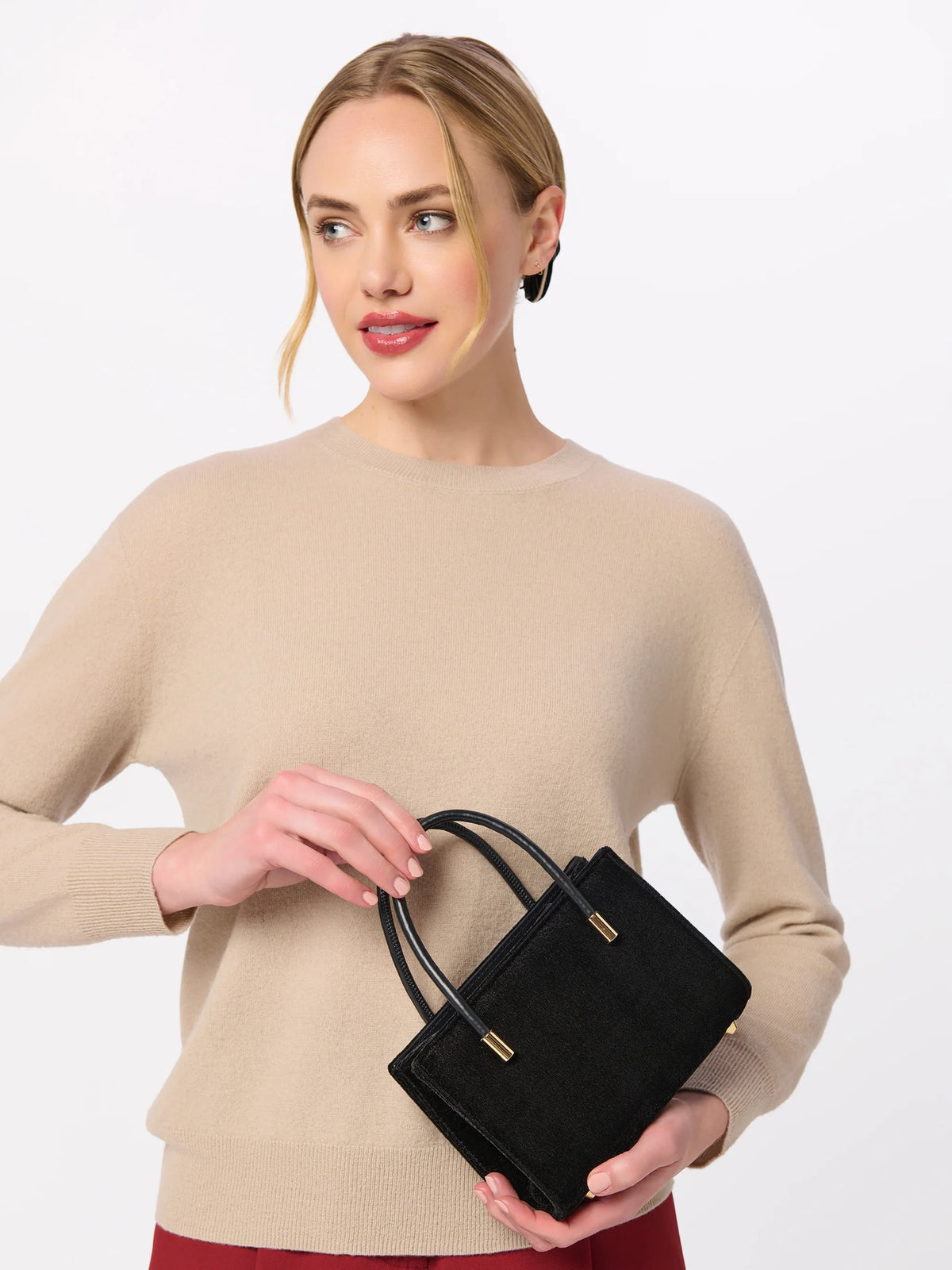 Shiraleah Charlotte Top Handle Bag – Black