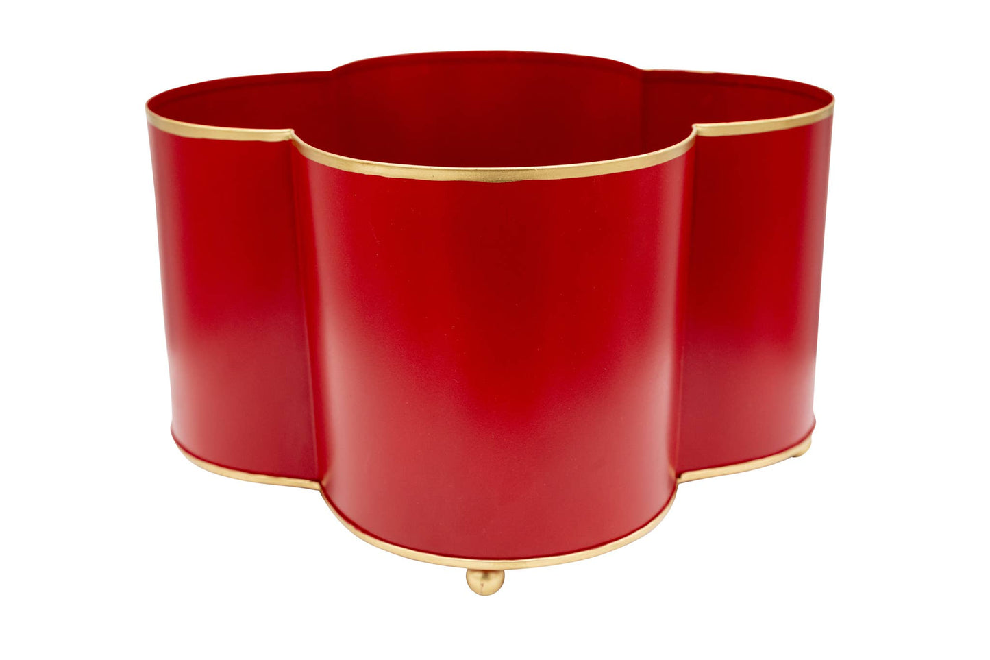 Mattie Quatrefoil Cachepot Planter