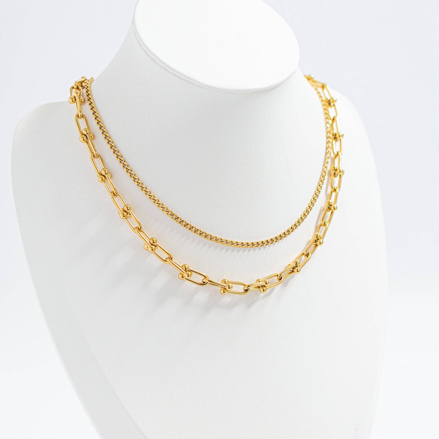 18K Gold PVD Stainless Steel Hardware Chain Necklace