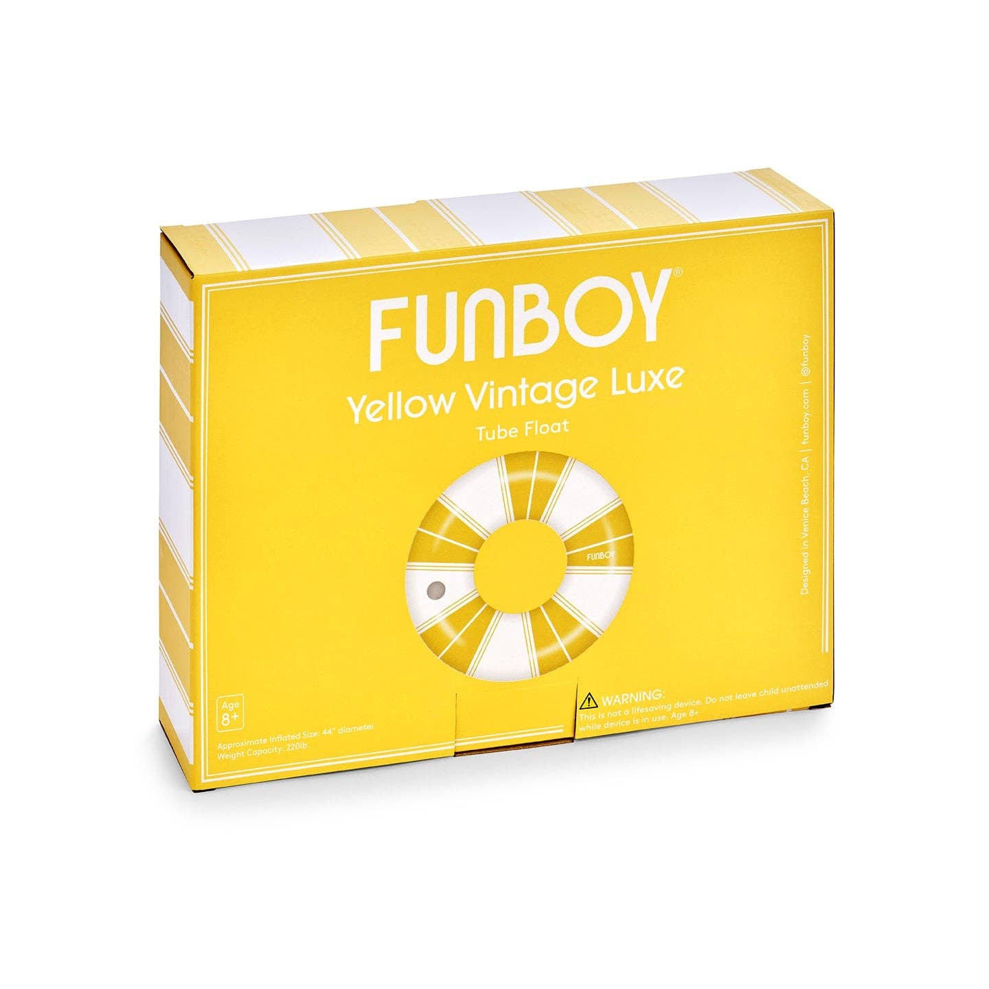 Vintage Lux Tube Float - Yellow, 44"