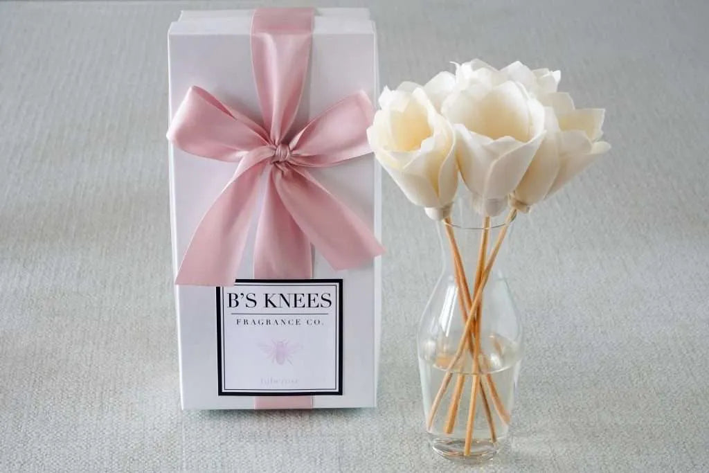 B's Knees Tuberose reed diffuser