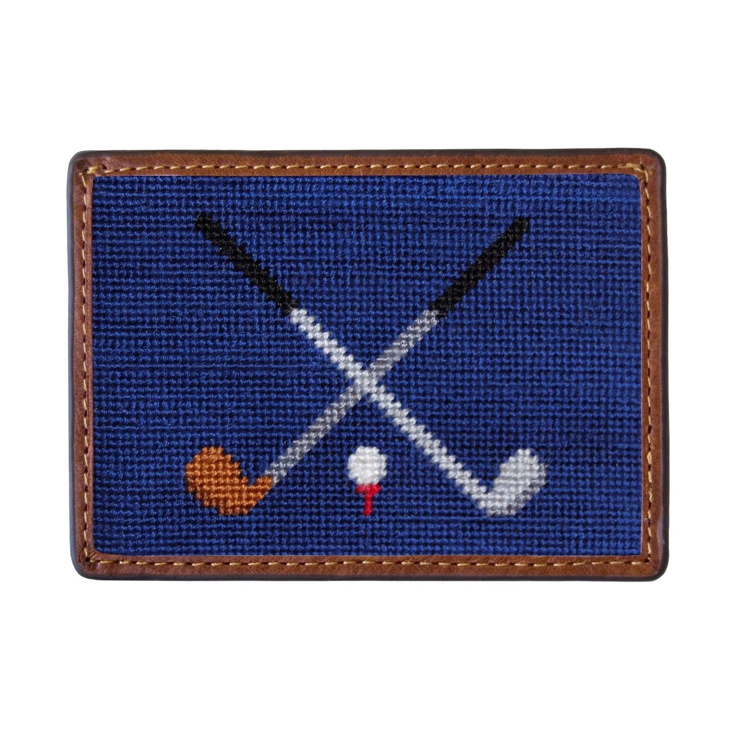 Smathers & Branson Crossed Clubs Card Wallet