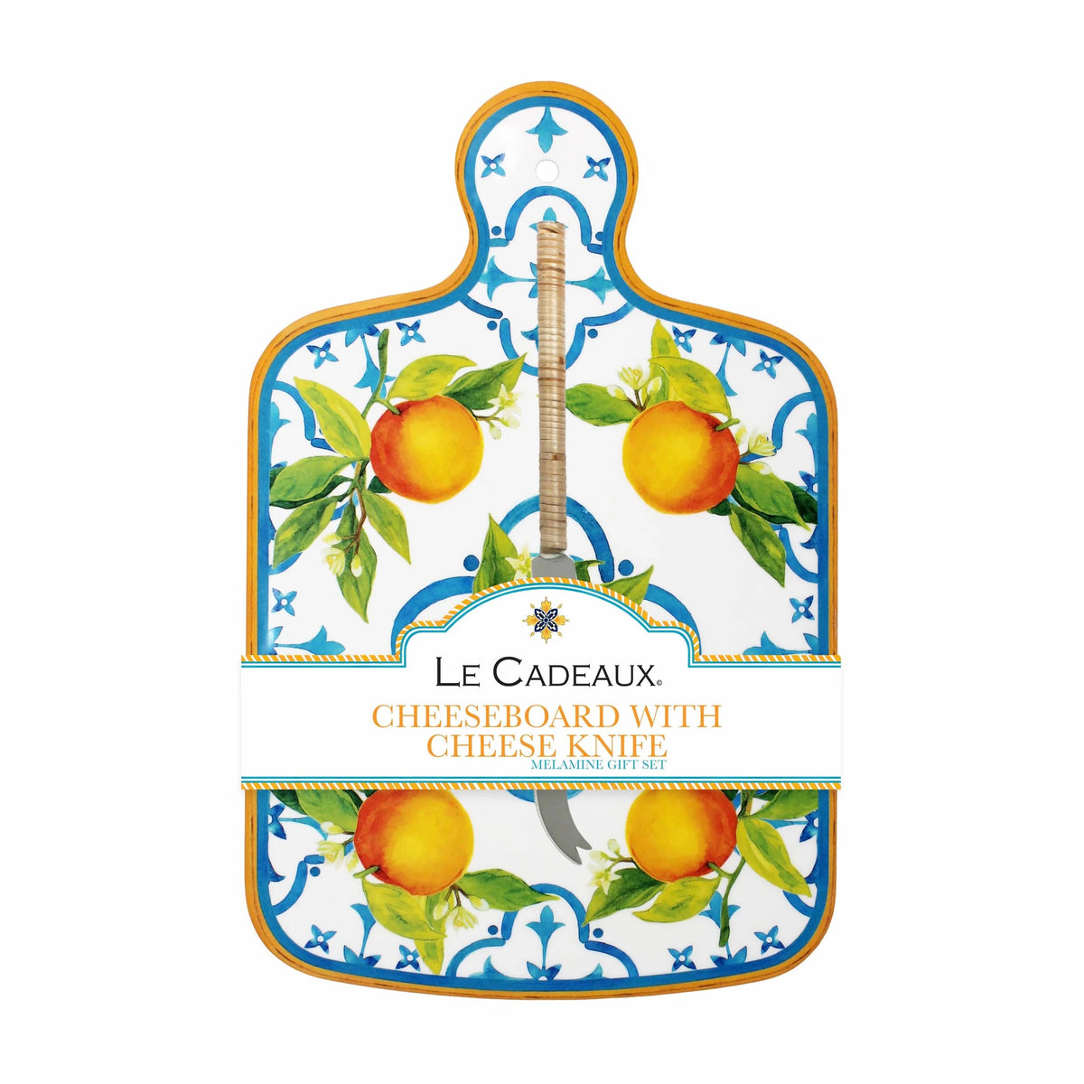 Le Cadeaux Valencia Cheese Board With Knife Set