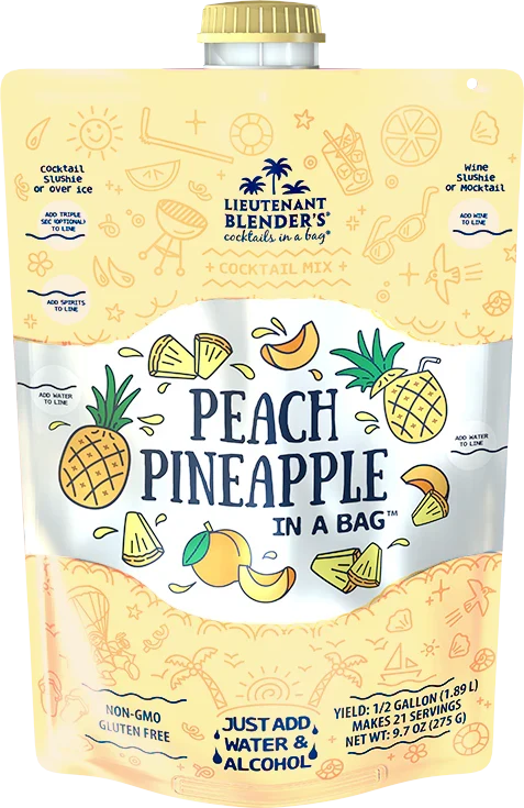 Lt. Blenders Peach Pineapple in a bag