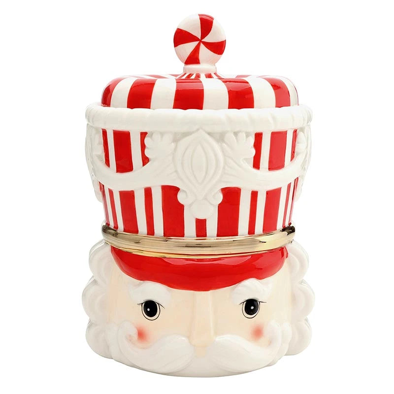 BELLA - Ceramic Nutcracker Cookie Jar Large