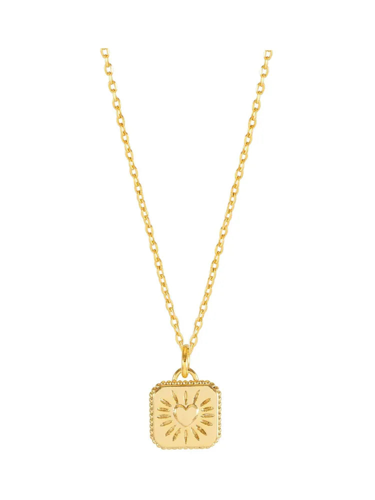 Estella Bartlett Bobble Heart Necklace