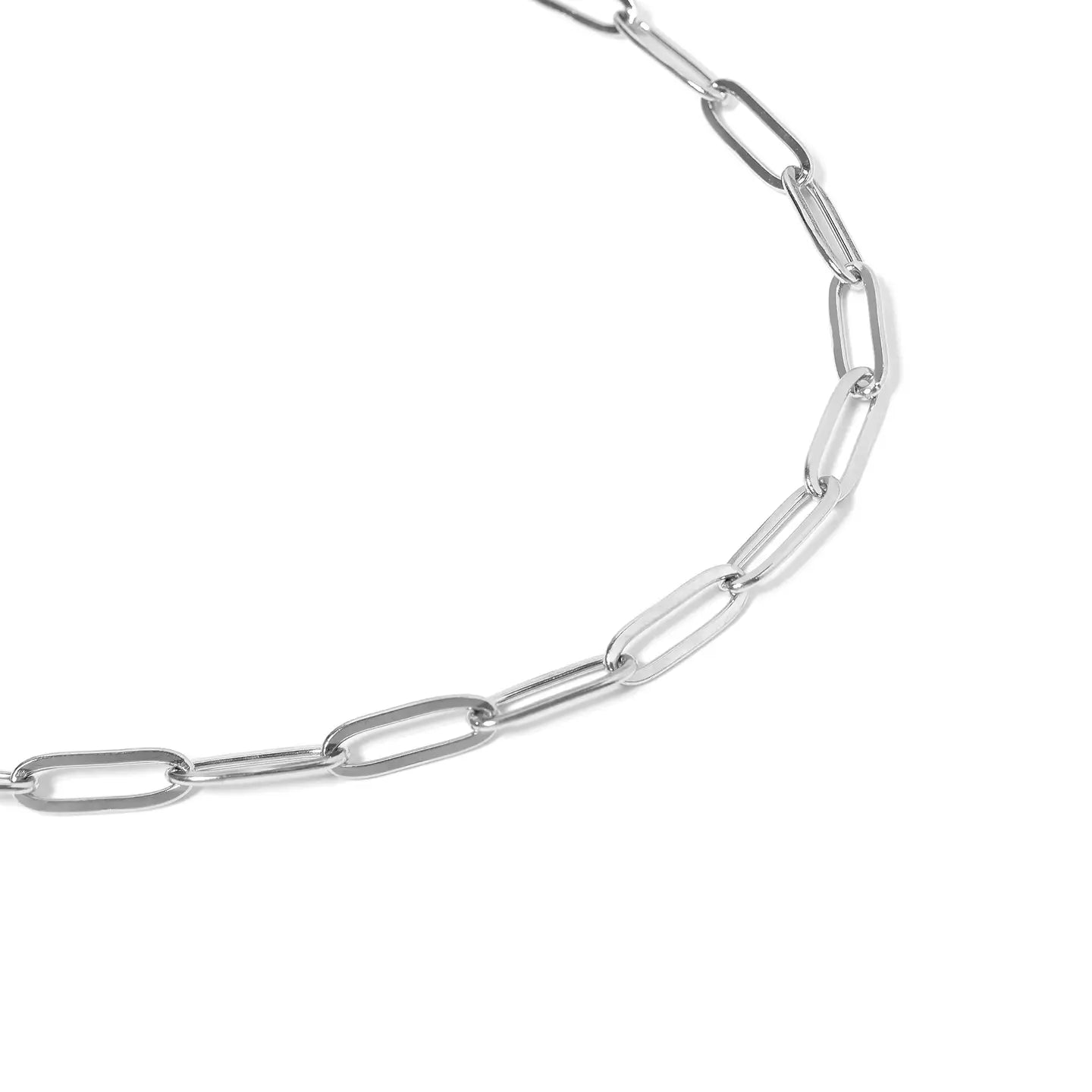 Cecilia Taylor Stainless Steel Paperclip Necklace