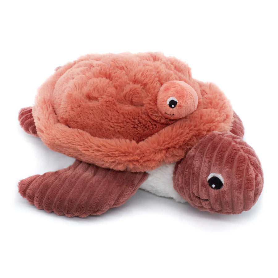 Sauvenou the Turtle Mama with Baby - Terracotta