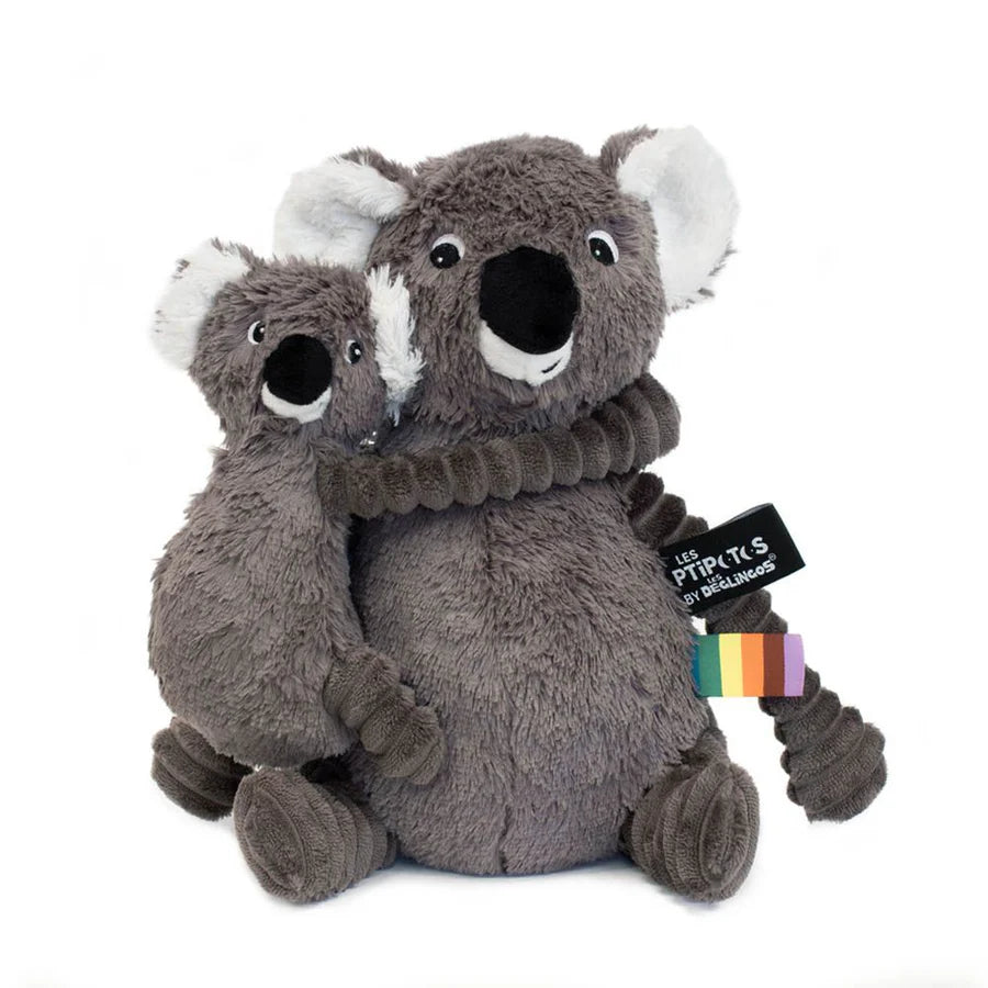 Ptipotos Trankilou the Koala w/ Baby - Grey