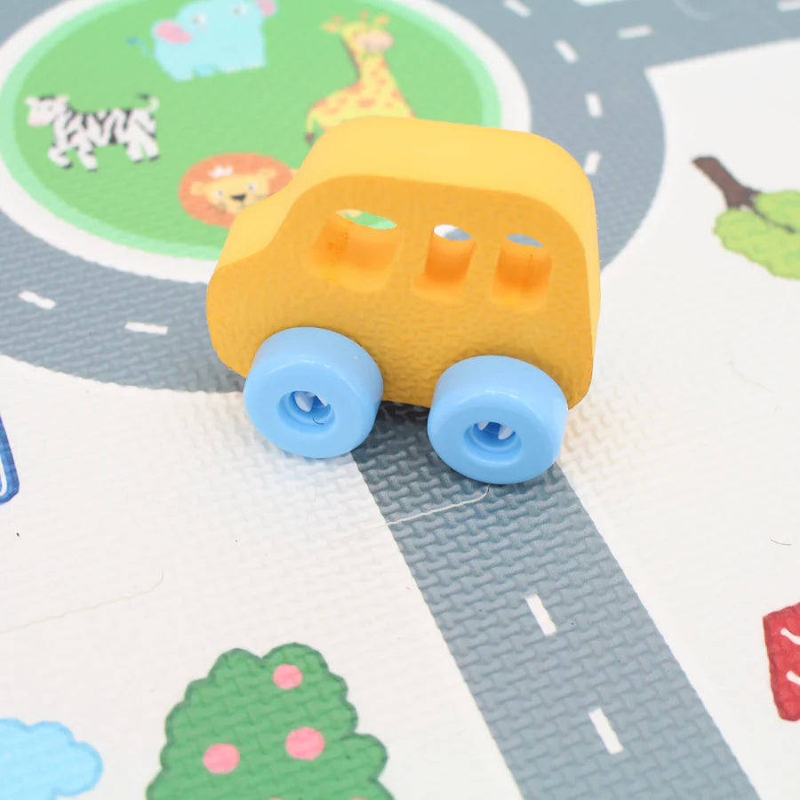 Sunta Around the Town Play Mat with DIY Car
