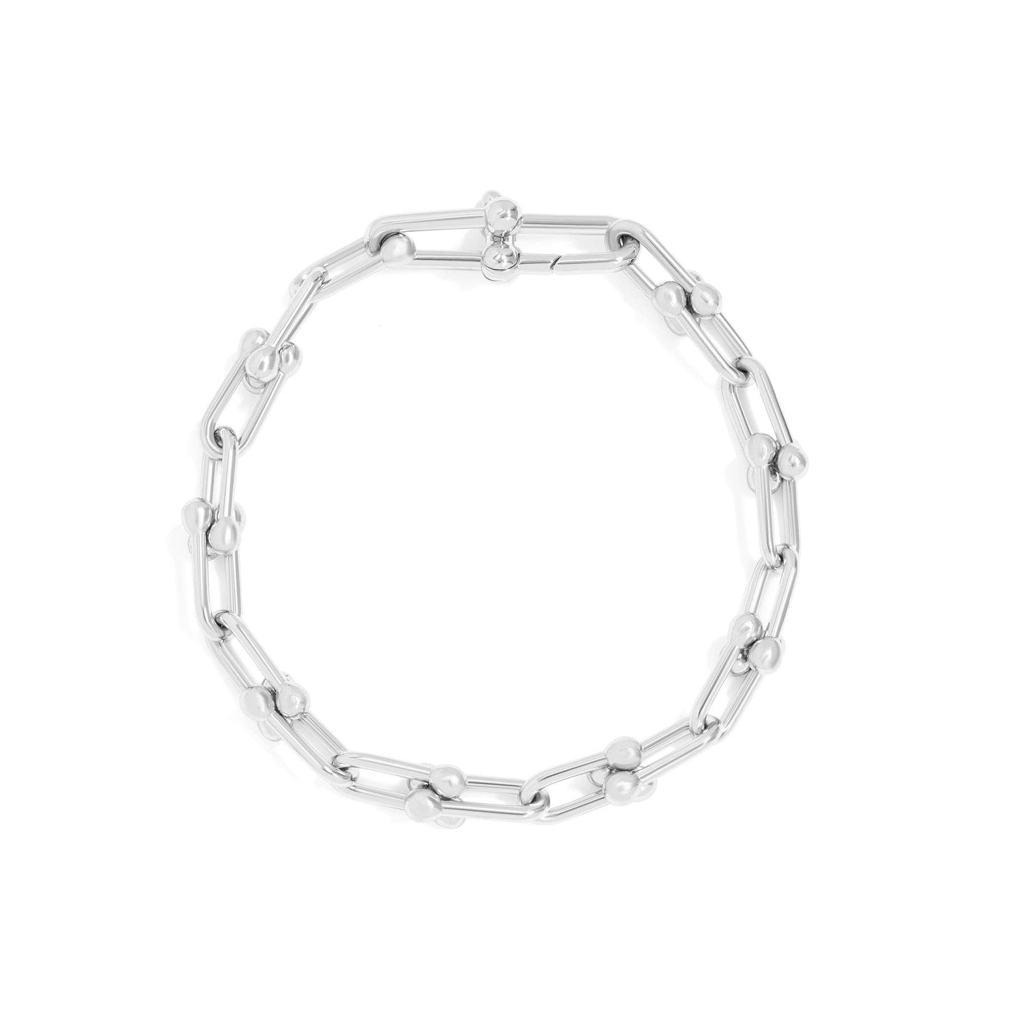 18K Gold PVD Stainless Steel Hardware Chain Bracelet