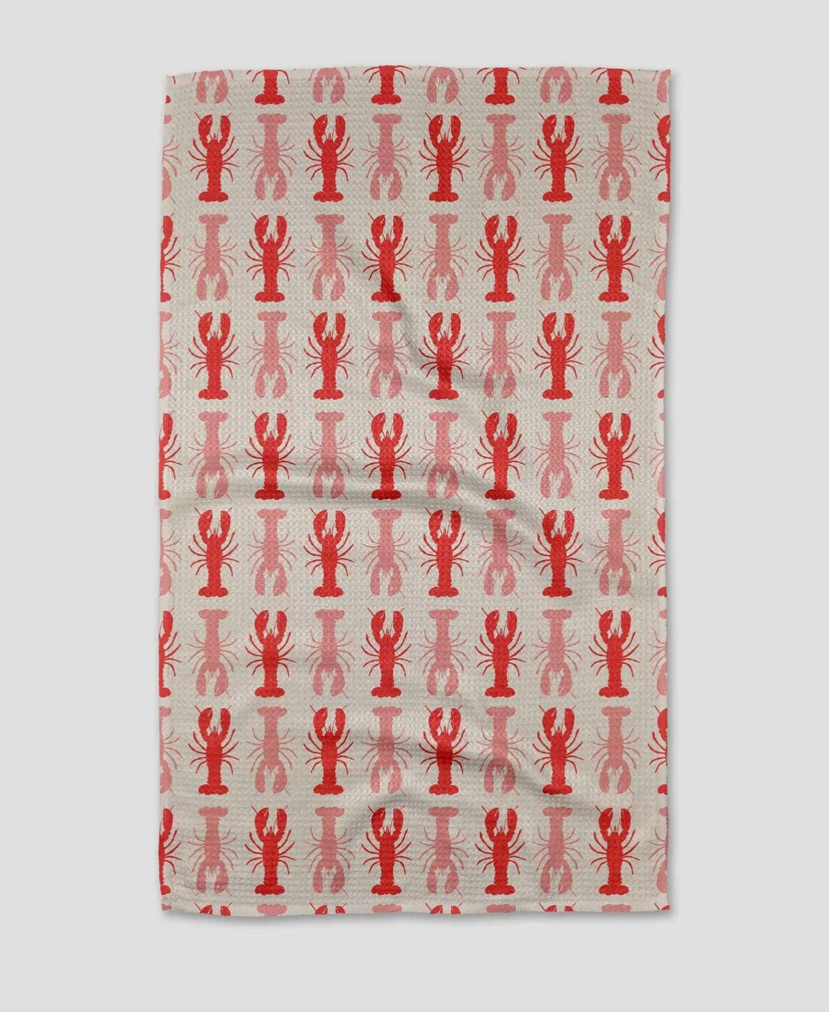 Geometry Lobster Stripe Tea Towel