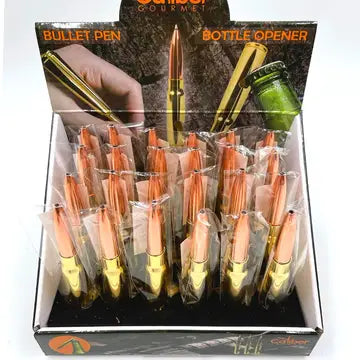 Bullet pen and bottle opener