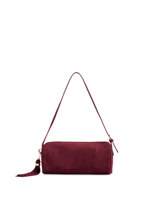 Shiraleah Kylie Barrel Shoulder Bag – Wine