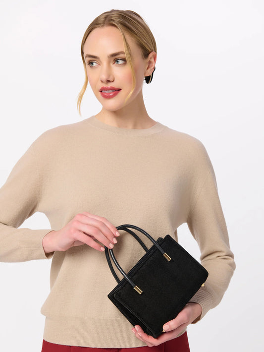 Shiraleah Charlotte Top Handle Bag – Black