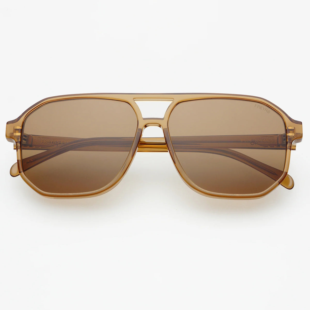 Freyrs Billie Aviator Sunglasses – Brown