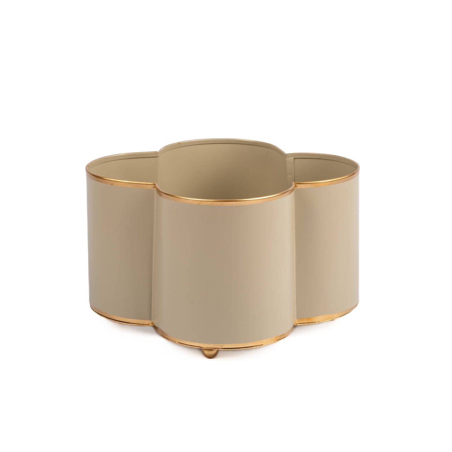 Mattie Quatrefoil Cachepot Planter
