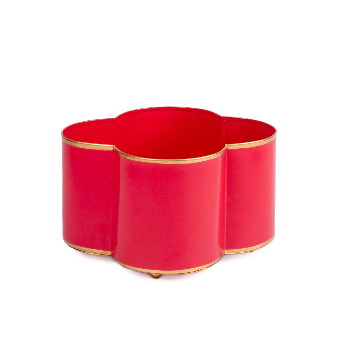 Mattie Quatrefoil Cachepot Planter