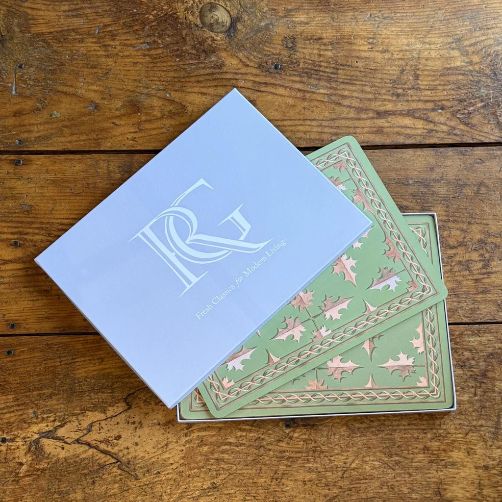 Ramsay Gourd Maple Leaf Cork Back Placemats – Set of 4