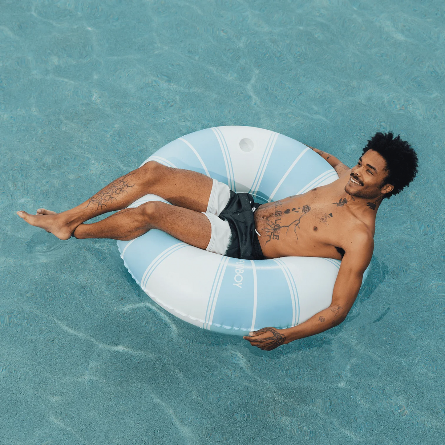 Vintage Lux Tube Float - Blue, 44"