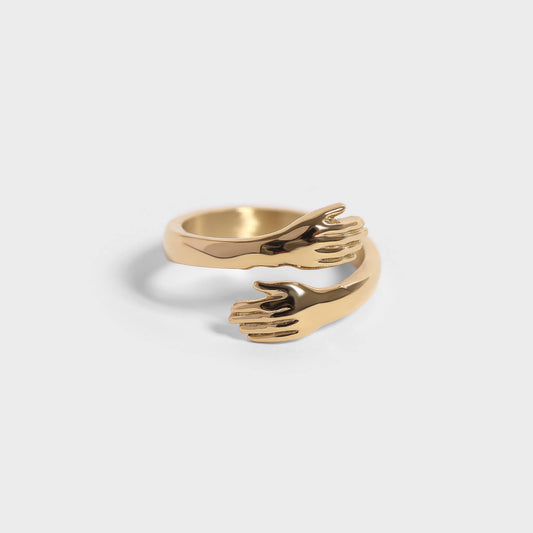 18K Gold Hug Ring