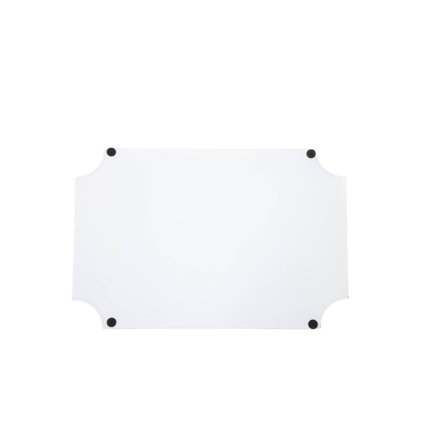 Emma Stripe Enameled Jaye Tray - Blue & Green