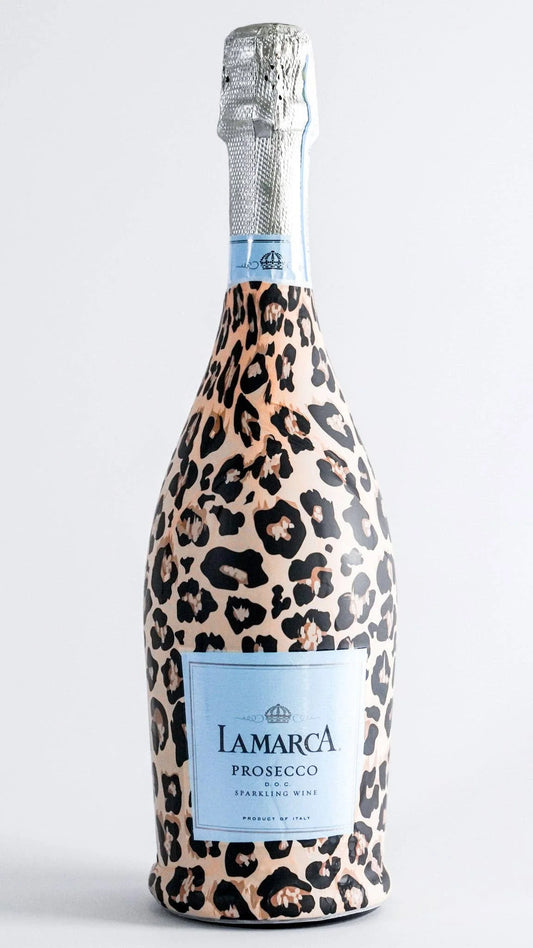Beau Bottles Prosecco Bottle Wrap – Tan Leopard