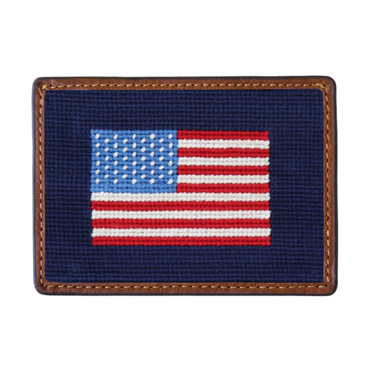 Smathers & Branson American Flag Card Wallet