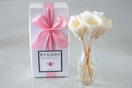 B's Knees Peony reed diffuser