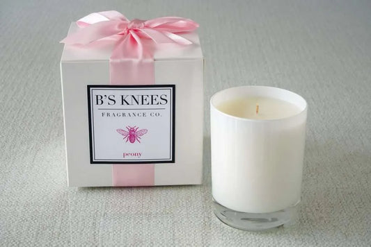 B's Knees  Peony candle