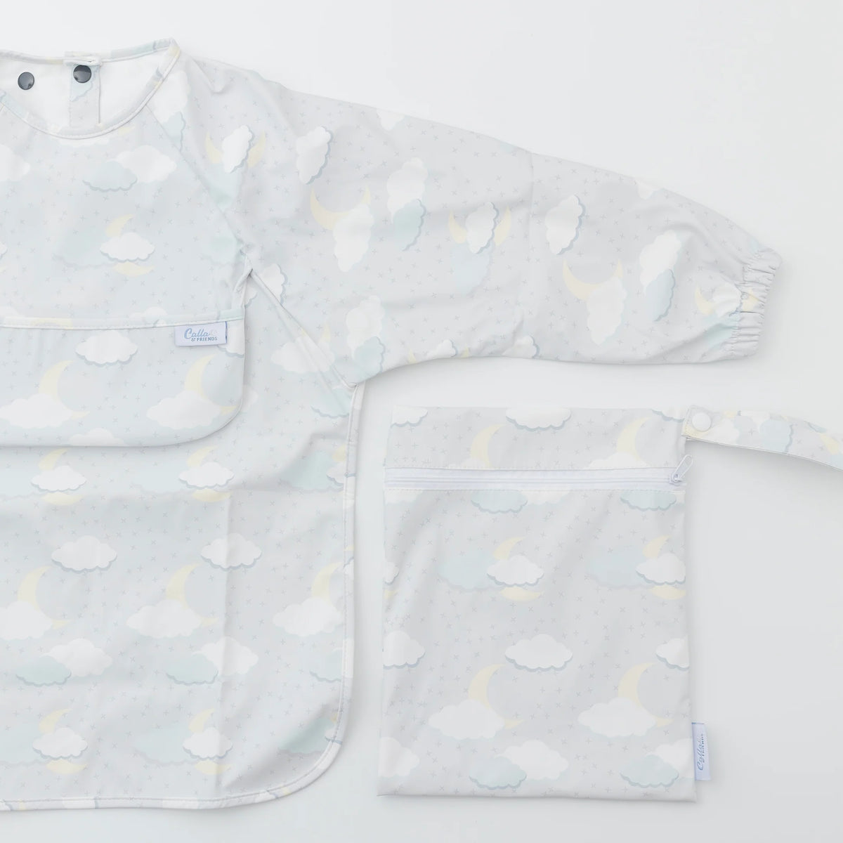 Calla Baby – Grayson Long Sleeve Bib – On Cloud 9