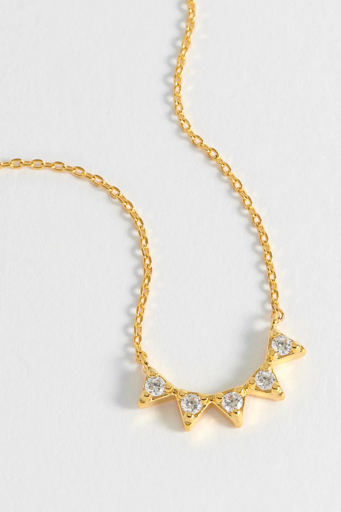 Estella Bartlett CZ Bunting Necklace