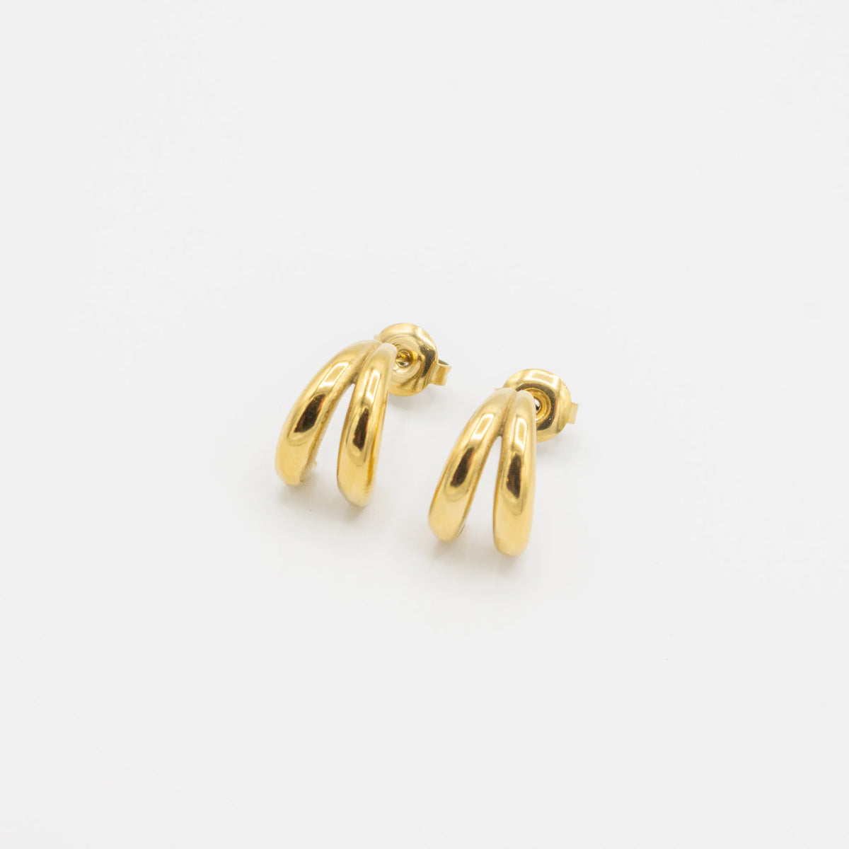 Gracefully Waterproof Double Small Hoop Earrings