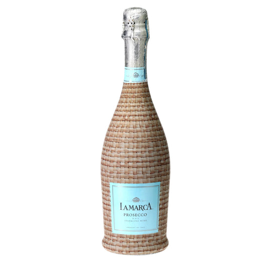 Beau Bottles Prosecco Bottle Wrap – Honey Rattan Weave