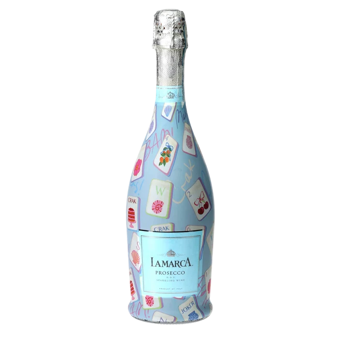 Beau Bottles Prosecco Bottle Wrap – Blue Mahjong