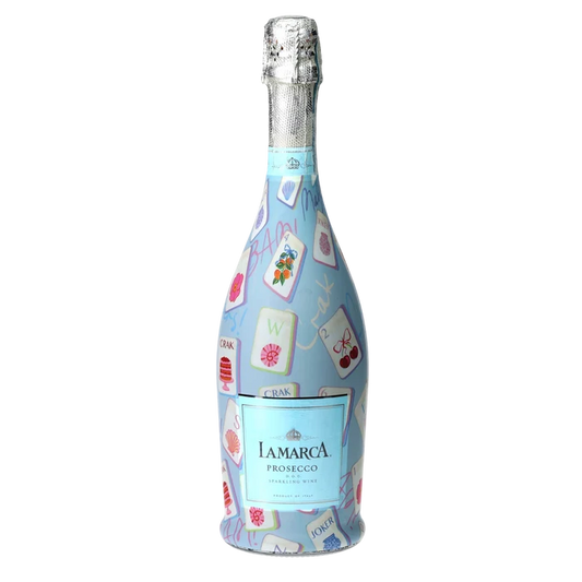 Beau Bottles Prosecco Bottle Wrap – Blue Mahjong