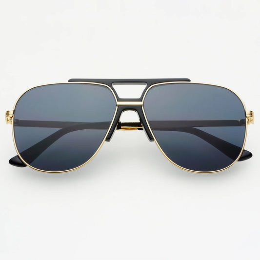 Freyrs Logan Aviator Sunglasses – Black / Gray
