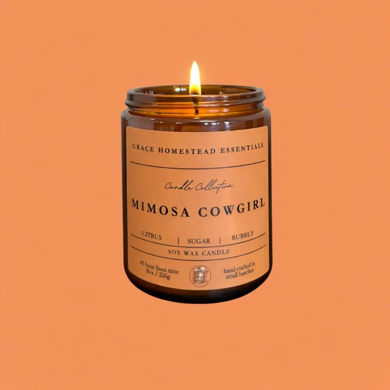 Forage Farmstead Mimosa Cowgirl Candle