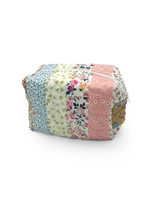 Ida Mae Home Paige Patchwork Makeup Bag