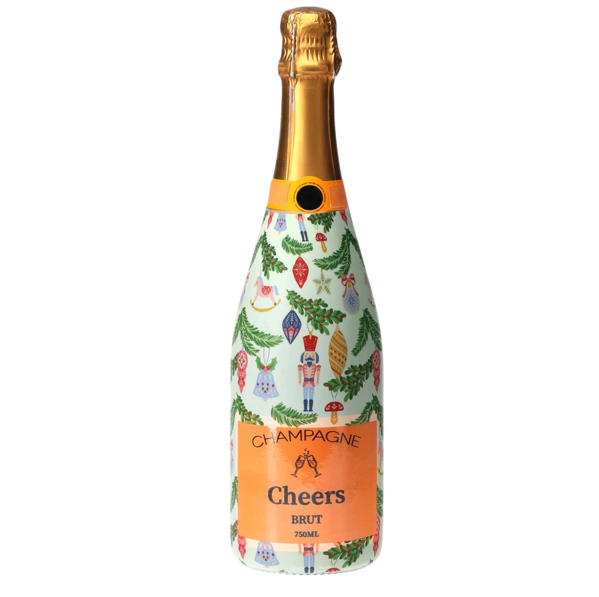 Beau Bottles Veuve Bottle Wrap – Merry Little Christmas