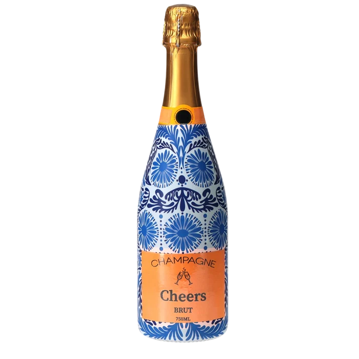 Beau Bottles Prosecco Bottle Wrap – Navy Jardin Sheridan