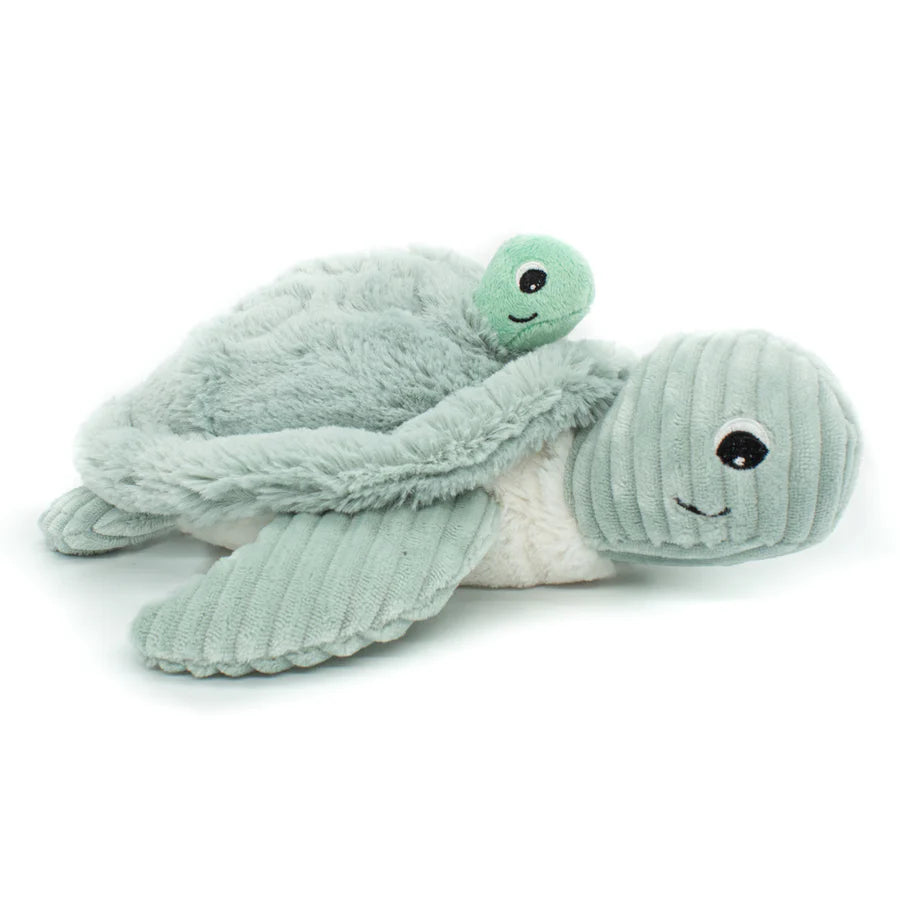 Sauvenou the Turtle Mama with Baby - Mint