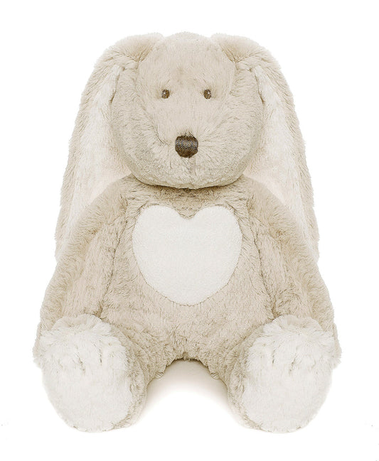 Large Teddy Cream Bunny, Grey