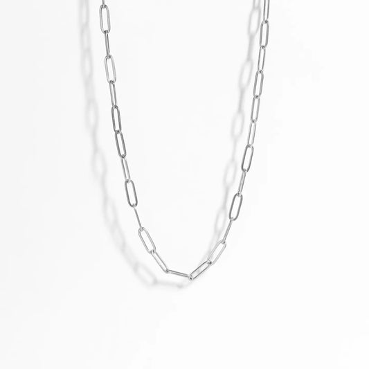 Cecilia Taylor Stainless Steel Paperclip Necklace