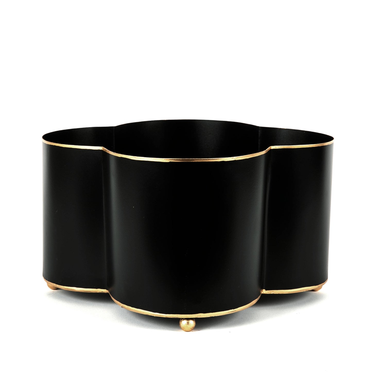 Mattie Quatrefoil Cachepot Planter
