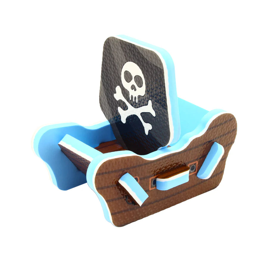 Sunta Treasure Map Play Mat with DIY Pirate Ship