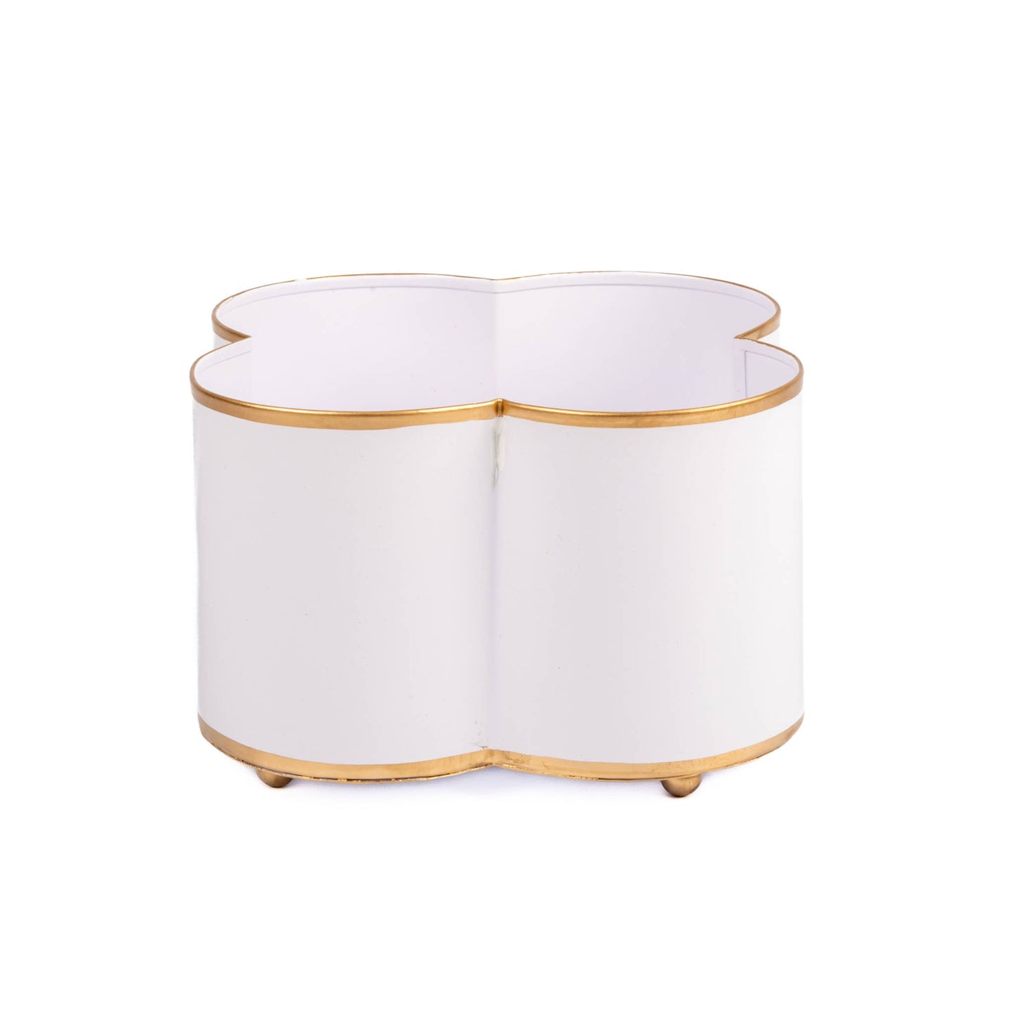 Mattie Quatrefoil Cachepot Planter