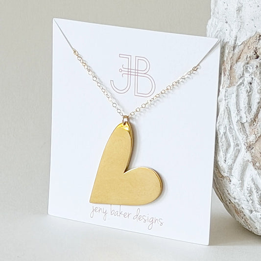 Jeny Baker Heart Necklace