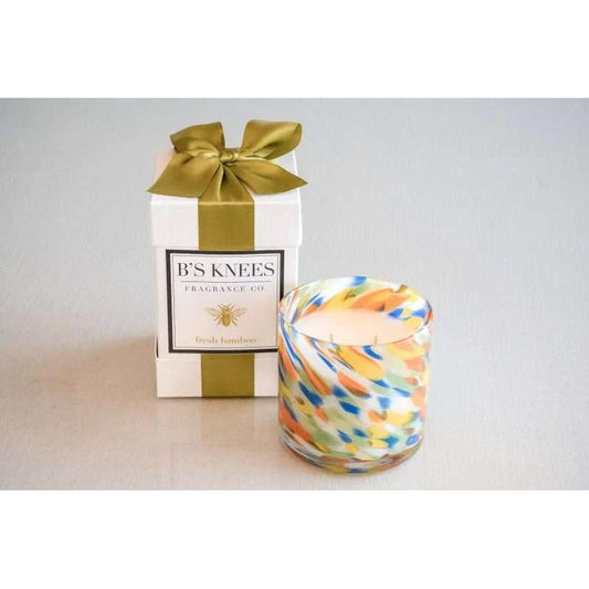 B's Knees Fresh Bamboo Confetti 2-Wick Candle