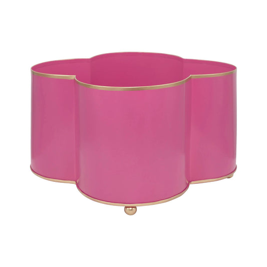 Mattie Quatrefoil Cachepot Planter